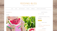 Desktop Screenshot of feedingbliss.com